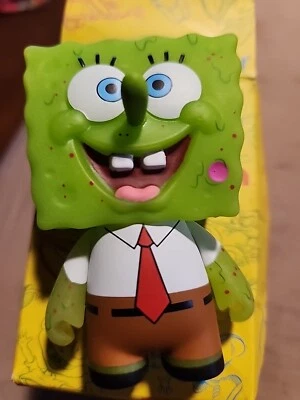 Kidrobot Nickelodeon SpongeBob Green 3" Figure NYCC New In The  Box  - Image 1 of 2