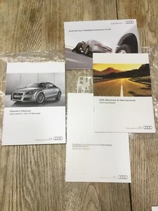 2013 Audi TT / TTS / RS COUPE Owners Manual - SET!!! - Picture 1 of 5