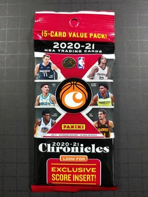 2020-21 Panini Chronicles NBA Basketball 15 card value pack new ANTHONY EDWARDS? - Image 1 of 3