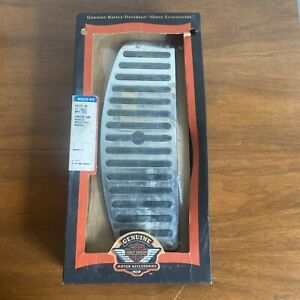 Harley Davidson Chrome BAD Rubber Footboard 50176-95 New OEM Touring Softail FLD