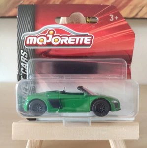 Majorette Audi R8 Street Cars Modellino Auto Die Cast 1/64 Verde - Foto 1 di 3