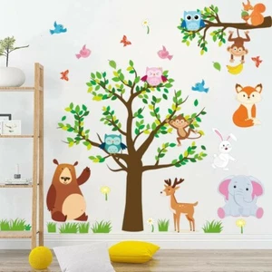 Pegatinas De Pared Animales Cuarto De Bebe Decoracion Para Ni�Os Dormitorio Sety - Picture 1 of 10