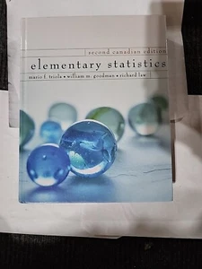 ELEMENTARY STATISTICS, CANADIAN EDITION *Excellent Condition* - Picture 1 of 4