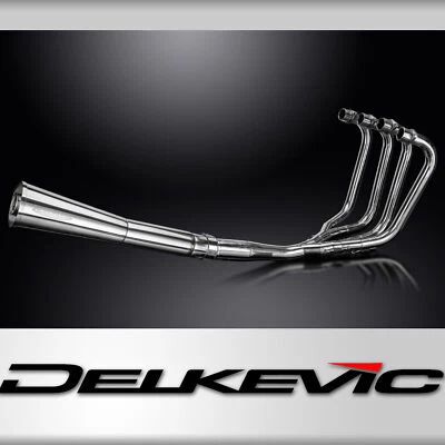 Honda CBX750F 1984-1986 escape completo 4-1 acero inoxidable megáfono silenciador lata Foto 1 de 4