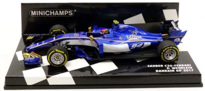 Minichamps Sauber C36 #94 Bahrain GP 2017 - Pascal Wehrlein 1/43 Scale - Image 1 of 4