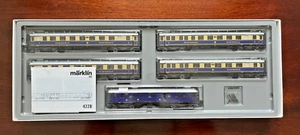 Märklin 4228 - COFFRET 5 VOITURES TRAIN EXPRESS DRG RHEINGOLD - NEW  ! (DG-5236) - Imagen 1 de 24