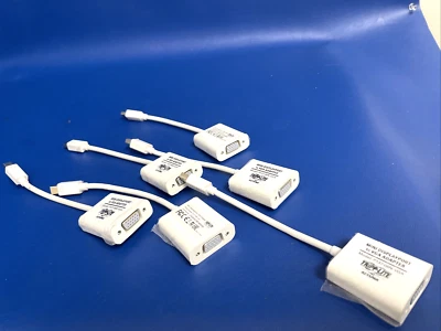 6X Tripp Lite Keyspan Mini DisplayPort to VGA Active Cable Adapter Converter - Image 1 of 4