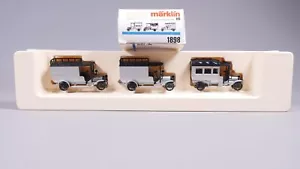 H0 1:87 Märklin 1898 autopostali d'epoca esposizione tecnologia metallo in confezione originale #7Ha29 - Foto 1 di 3