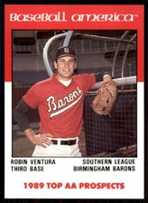 1989 Best Baseball America AA Prospects Robin Ventura Birmingham Barons #AA-21