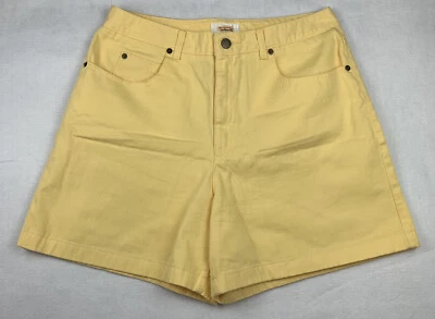 Bermudas chinas amarillas para mujer Talbots talla 14 100 % algodón  Foto 1 de 4
