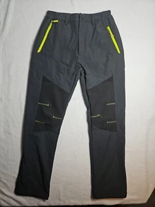 Men's Thermal Hiking Pants Softshell Waterproof Winter Outdoor Ski Snow Trousers - Picture 1 of 10