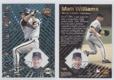 1997 Pacific Crown Collection Prism Light Blue Matt Williams #150