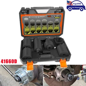 6 Pack 41660D Spindle Nut Socket Set Fit for Ford Dana 44 50 80, F-series Trucks - Bild 1 von 9