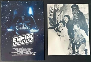 Star Wars Empire Strikes Back ORIGINAL UK Press Book + 1x Still 1980 - Picture 1 of 4