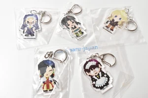 BLACK LAGOON Dot pattern acrylic keychain set of 5 types set Revy balalaika - Picture 1 of 18