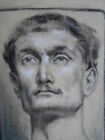 dessin portrait homme 1895 ,sign,