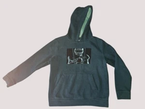 * TEK GEAR Green Football Theme Pullover Sweatshirt Hoodie Boys M Size 8 - Picture 1 of 4