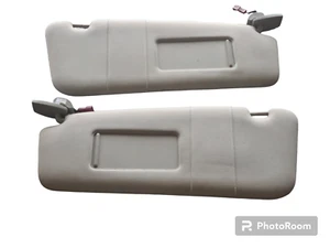 2004-2010 BMW OEM E60 525I 528I 530I. 535I 545I 550I SET PAIR SUN VISOR GRAY - Picture 1 of 6