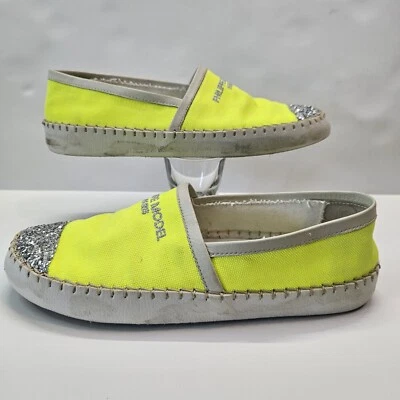 PHILIPPE MODEL Paris Loafers Womens Sz 36 US 6 Neon Yellow - Изображение 1 из 4