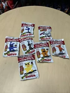 Five Nights At Freddy’s McFarlane 8-Bit Series 1 Buildable Figure Set Of 8 NEW - Picture 1 of 3