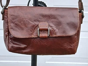 Cartera Bandolera Jack Georges Cuero Fino Protección RFID Cuero -Marrón - Imagen 1 de 9