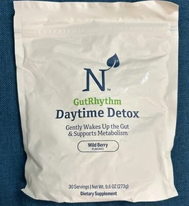 Nature M.D. GutRhythm Daytime Detox Wild Berry 30 Serv. 9.6 oz Exp.01/26 New - Picture 1 of 2
