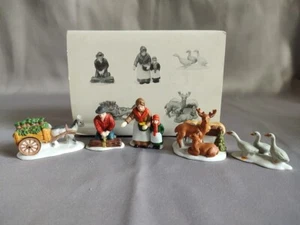 Colección Department 56 Heritage Village "Gente de granja y animales" - Juego de 5 - Imagen 1 de 14