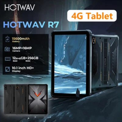 Global Version HOTWAV R7 4G Rugged Tablet 10.1'' 12GB+256GB 15600mAh Widevine L1 - Image 1 of 4