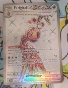 Farigiraf ex - Pokemon TCG - Ultra Rare- 194/162 - SV05: Temporal Forces (TEF) - Picture 1 of 2