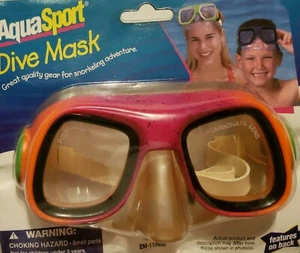Aqua Sport Tauchmaske mit Polycarbonat Linse NEU - Bild 1 von 3