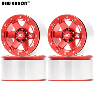 Aluminum CNC 2.6" Beadlock 12mm/17mm Wheel Rim For RC MK07 Axial 4082 H8H CROSS - Image 1 of 4