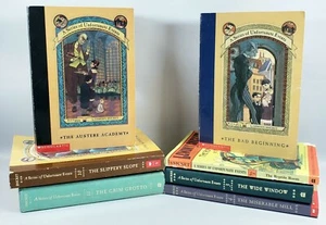A SERIES OF UNFORTUNATE EVENTS Book Lot Of 7 LEMONY SNICKET  HC / PB - Bild 1 von 6