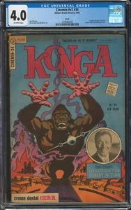 Cinemin #34 CGC 4.0 | Brasil 1963 | Konga #1 Extranjero | Ditko Monster Art | Pop 1 - Imagen 1 de 2