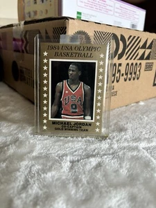 MICHAEL JORDAN ROOKIE CARD  Team USA OLYMPIC GOLD 1984. Please read description - Picture 1 of 6