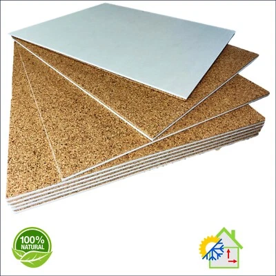 Cappotto Interno Sughero Cartongesso mq. 18,00  spessore 2 cm muri freddi umidi - Immagine 1 di 4