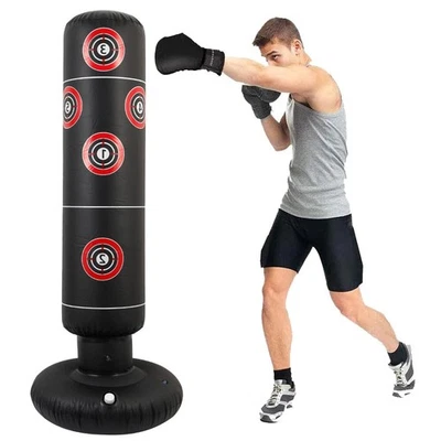 Standboxsack Boxsack Stehend Punchingball Boxen Freistehender Kinder/Erwachsene - Bild 1 von 4