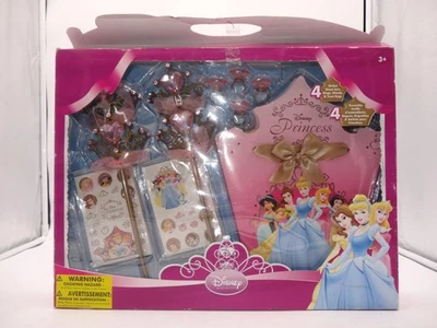 Disney Princess Party Favor set Stickers Rings Tiaras Treat Bags Notepads - Image 1 of 4