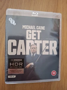 Get Carter - 4K Ultra HD Blu Ray - BFI- Caine - NEW SEALED - Foto 1 di 2