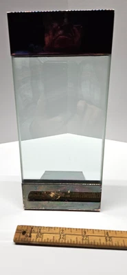 Calvin Klein PHOTO FRAME Thick Glass Vintage Art Deco - Image 1 of 4