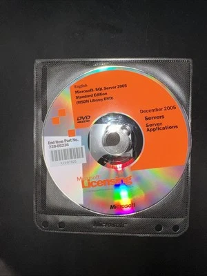 Microsoft SQL Server 2005 Standard Edition No Product Key - Image 1 of 4