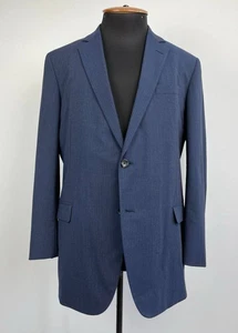 Brooks Brothers Fitzgerald Men’s Cool Lightweight Blazer Navy Striped Size 46L - Picture 1 of 8