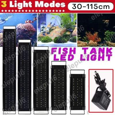 Acquario LED 30-115 cm con timer lampada pesci d'acqua dolce spettro completo RGB 6-25W ITA - Immagine 1 di 4