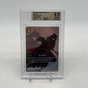 2019 FFTCG Final Fantasy Vincent Promo 53 9-062H Opus IX Prerelease Beckett 9.5! - Foto 1 di 6