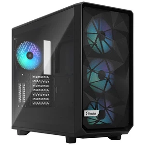 Fractal Design Meshify 2 RGB Midi-Tower, Light Tint, Tempered Glass, schwarz - Bild 1 von 10
