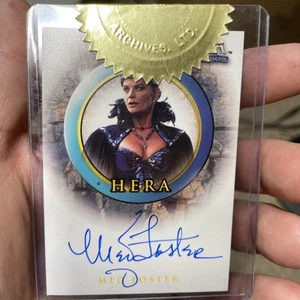 XENA MEG FOSTER AS HERA (A30) EXCLUSIVE AUTOGRAPH CARD - 2003 - Picture 1 of 4