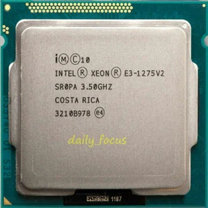 Intel Xeon E3-1275 v2 3.5 GHz LGA1155 4 cores 8 threads SR0PA CPU Processor 8 MB - Picture 1 of 4