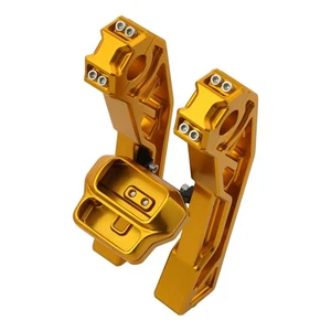 Handlebar Risers with Gauge Mount Fit For Harley Softail Fat Bob 2018-2025 - Foto 1 di 15