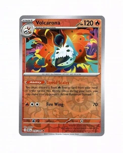 Volcarona 016/086 Sv: Black Bolt Reverse Holo Rare - Pokemon Card - Picture 1 of 1