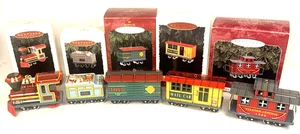 PUNZE ORNAMENTE "YULETIDE CENTRAL" KOMPLETTES ZUGSET (5) 1994 -1998 MIT BOXEN - Bild 1 von 17
