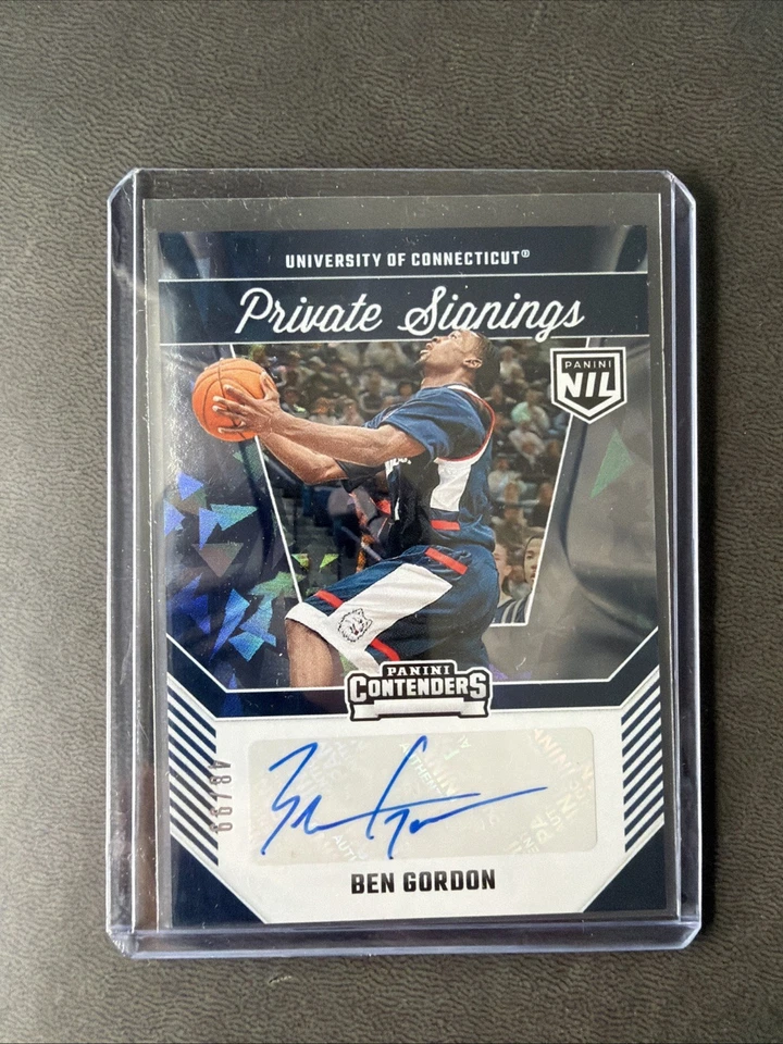 2024 BEN GORDON Panini Contenders UCONN Autograph Private Signings AUTO #/99 - Image 1 of 4